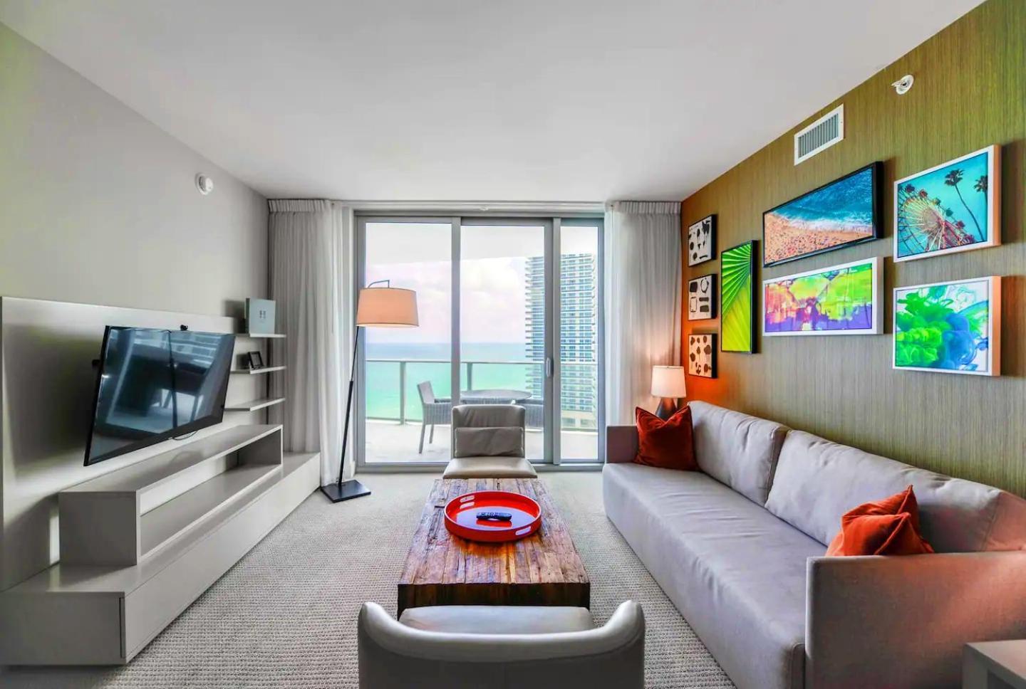 Wonderful 2/2 Condo W Ocean View At Hyde Beach ハリウッド エクステリア 写真