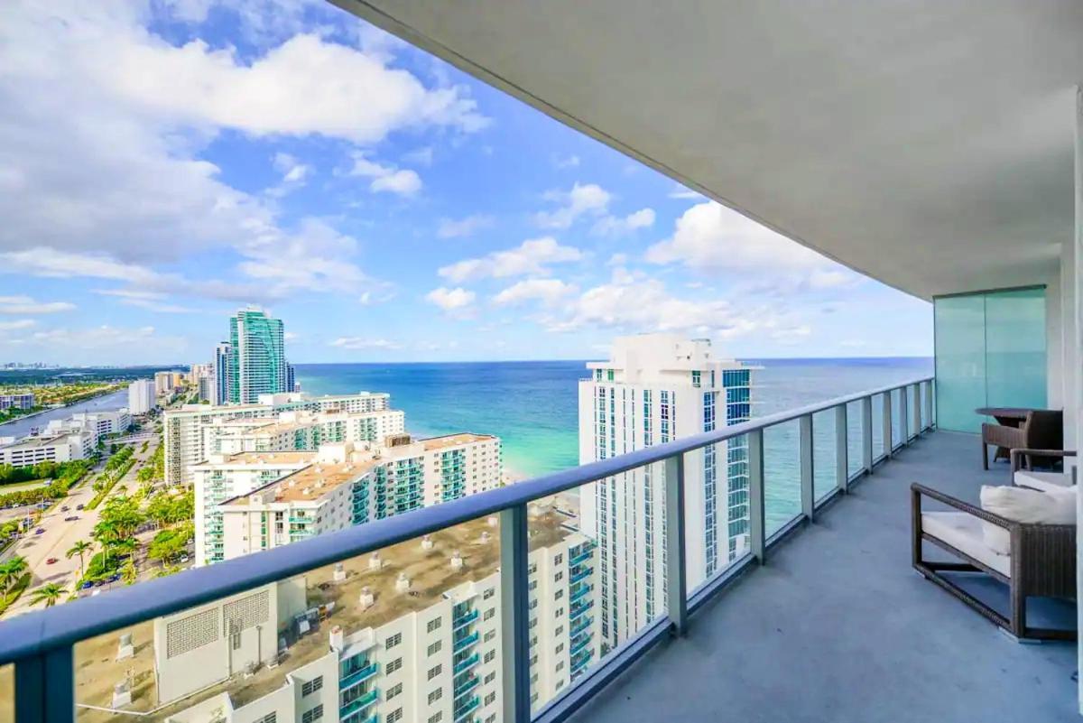 Wonderful 2/2 Condo W Ocean View At Hyde Beach ハリウッド エクステリア 写真