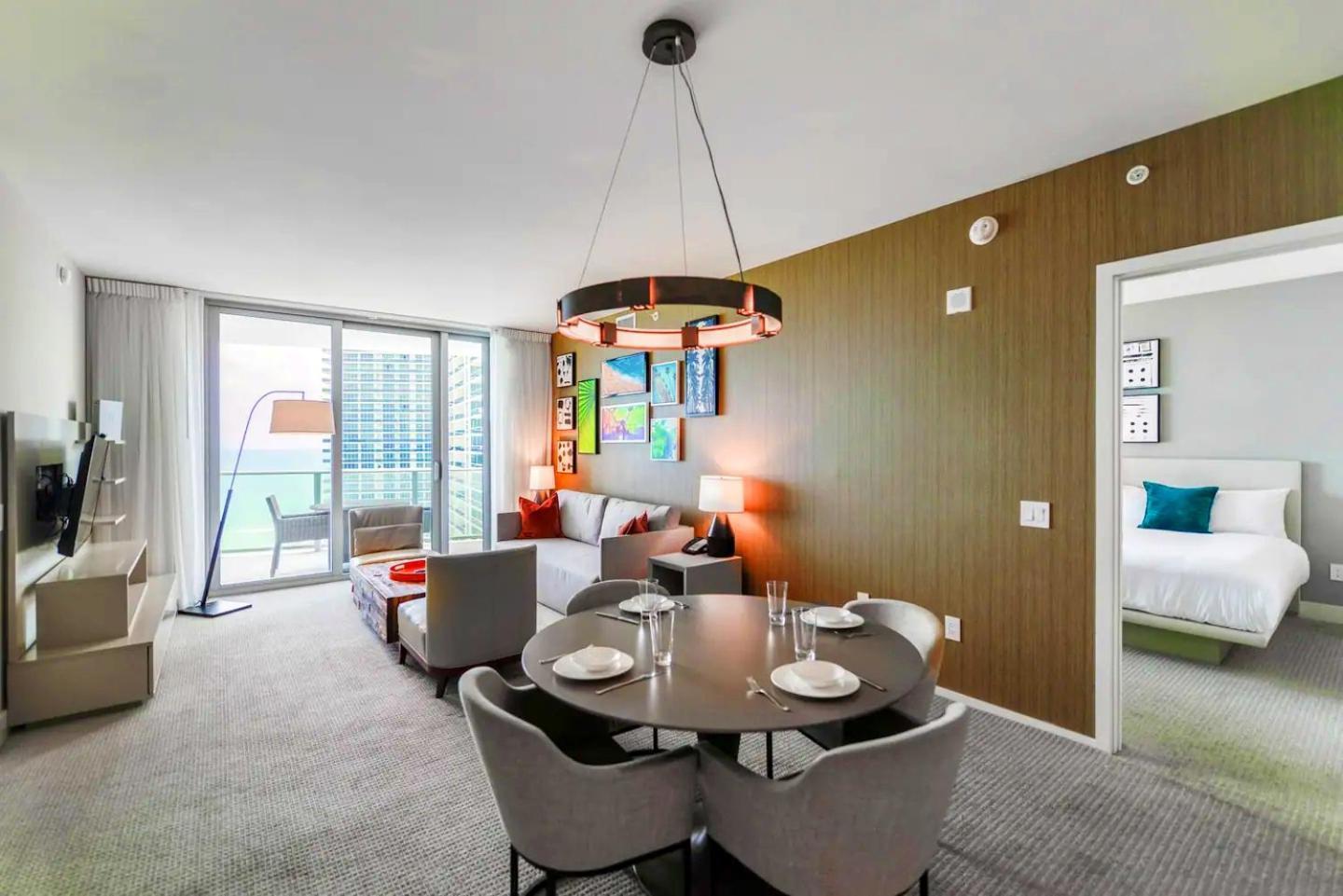 Wonderful 2/2 Condo W Ocean View At Hyde Beach ハリウッド エクステリア 写真