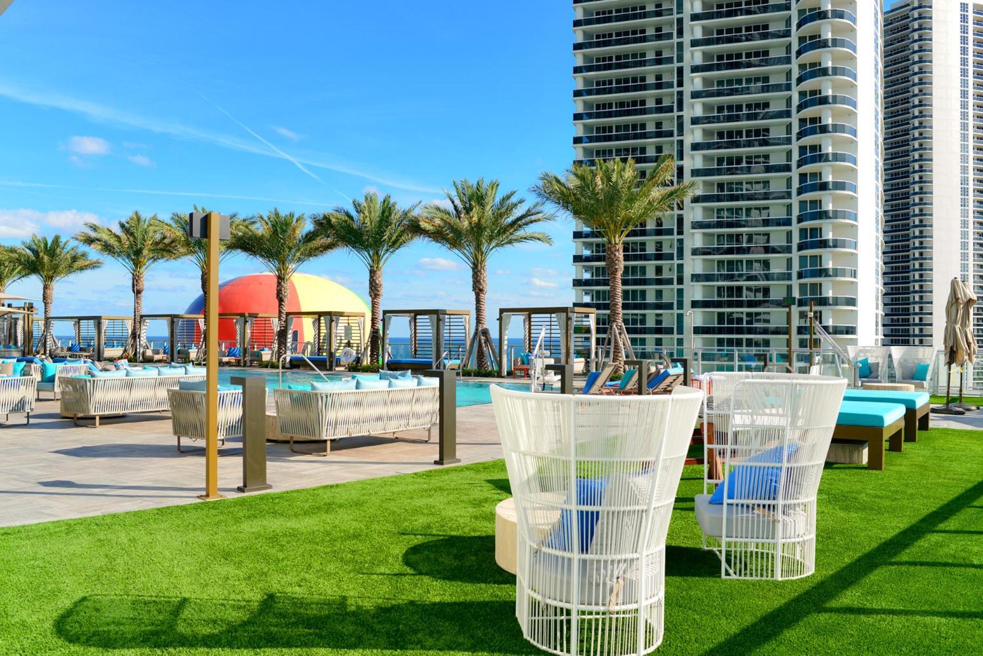 Wonderful 2/2 Condo W Ocean View At Hyde Beach ハリウッド エクステリア 写真