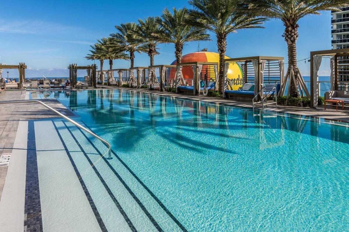 Wonderful 2/2 Condo W Ocean View At Hyde Beach ハリウッド エクステリア 写真