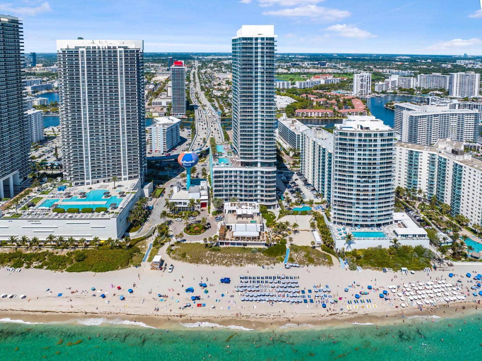 Wonderful 2/2 Condo W Ocean View At Hyde Beach ハリウッド エクステリア 写真